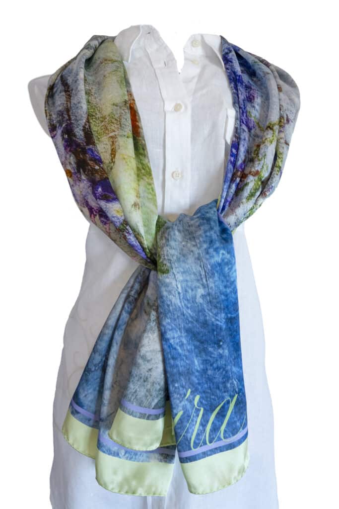 Floraveira - Monet Wisteria Scarf