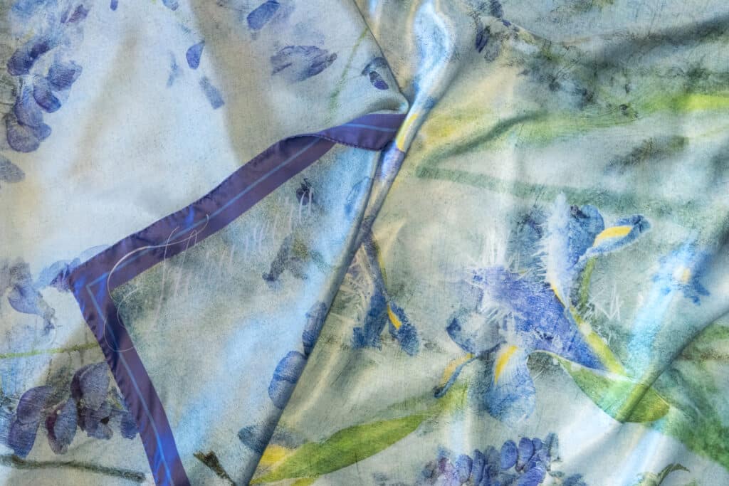 Floraveira - Wisteria Pale Blue Shawl
