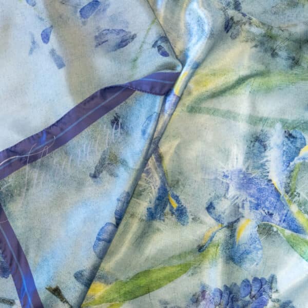 Floraveira - Wisteria Pale Blue Shawl