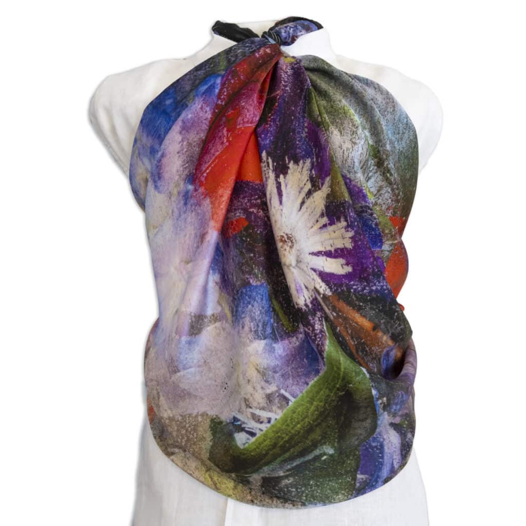Floraveira - Spring Poppy Scarf