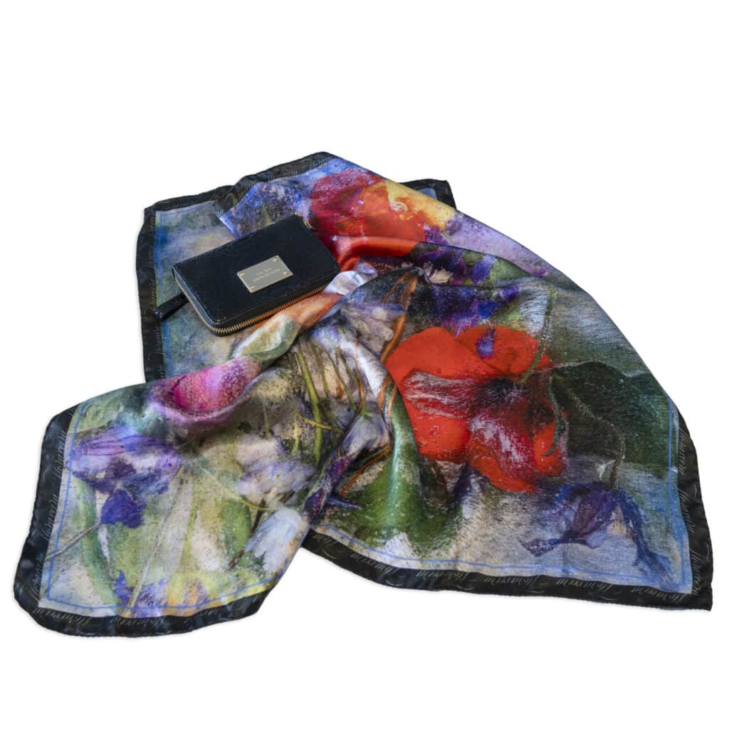 Floraveira - Spring Poppy Scarf