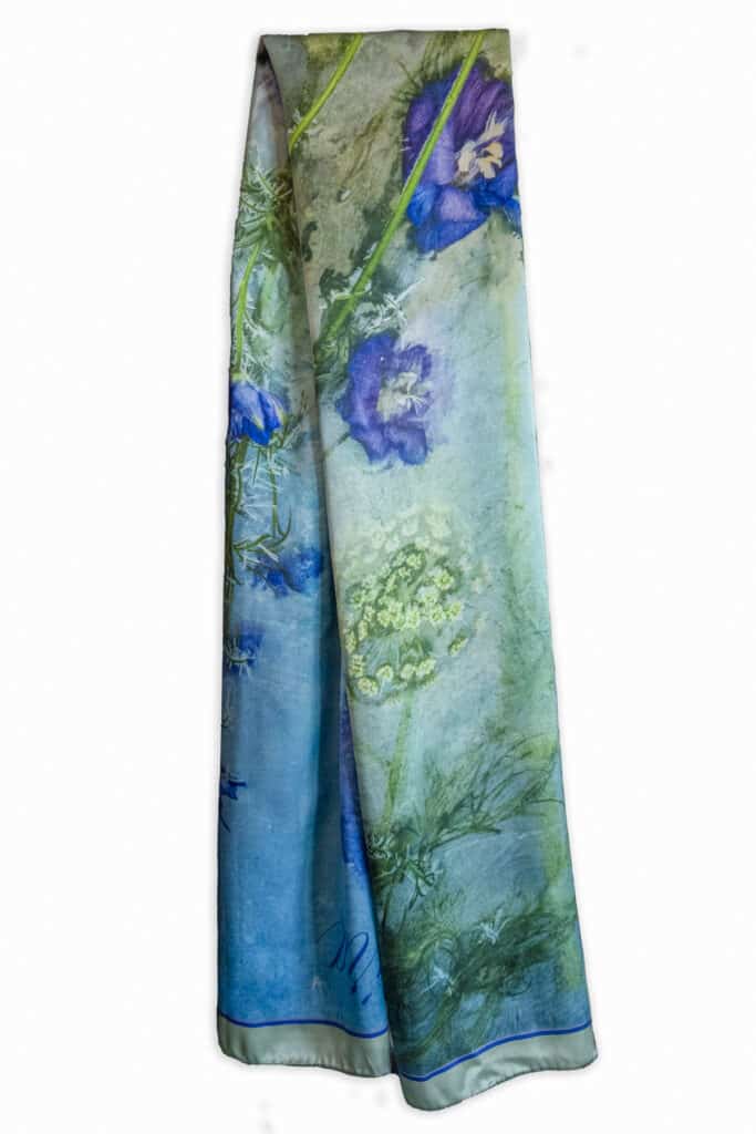 Floraveira - Peony Larksput Shawl