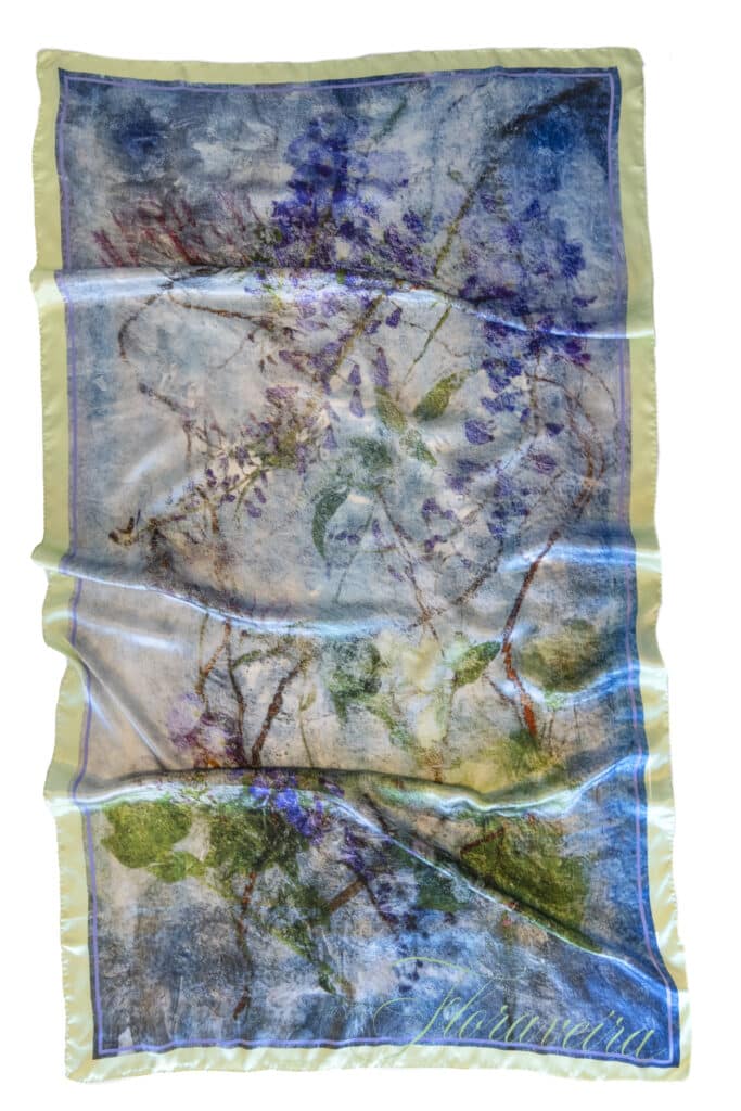 Floraveira - Monet Wisteria Scarf