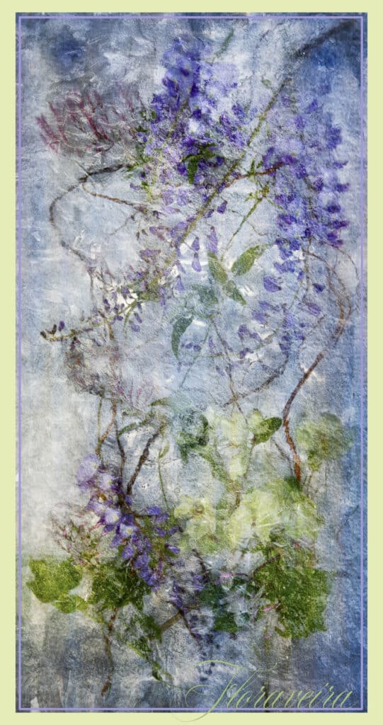 Floraveira - Monet Wisteria Scarf