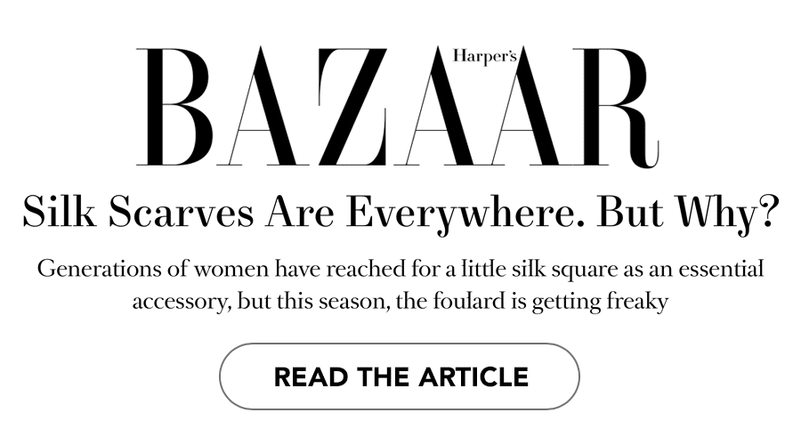Harper's Bazaar Scarves Article