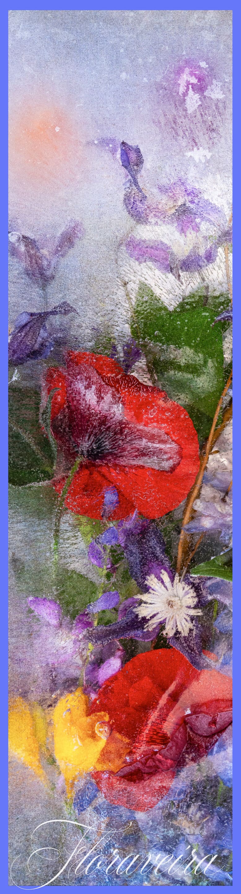 Skinny Poppies with Clematis